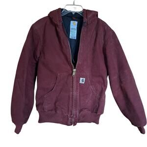 Carhartt J130 CLY lined hooded Jacket, Women's Small Regular